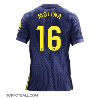 Billige Fotballdrakt Atletico Madrid Nahuel Molina #16 Replika Bortedrakt 2025-26 Kortermet